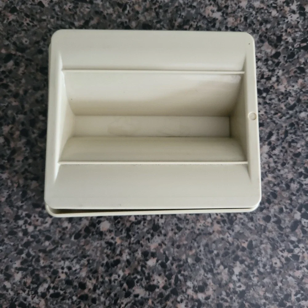 Vintage 3M Post-It Pop-Up Note Dispenser C-330 Beige Almond Weighted Desk Access